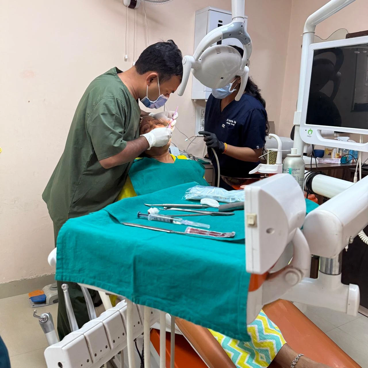 Happy patient at Gupta Dental Clinic